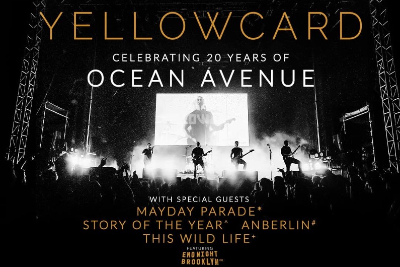 Yellowcard, Mayday Parade, Story of the Year, This Wild Life & Emo Night Brooklyn at Lakeview Amphitheater