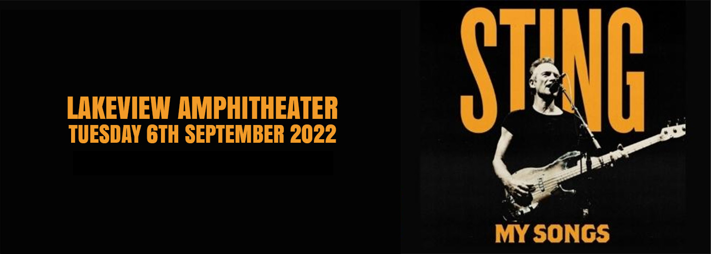 Sting at Lakeview Amphitheater tickets Sting at Lakeview Amphitheater