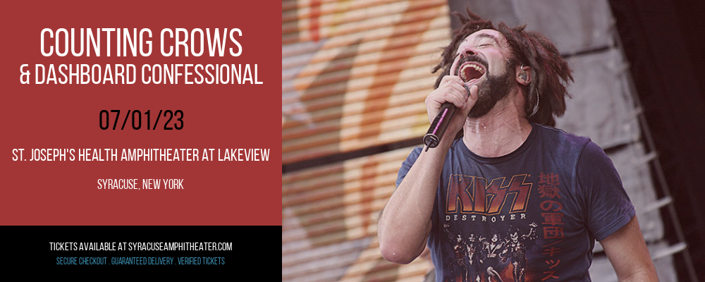 Counting Crows & Dashboard Confessional at Lakeview Amphitheater