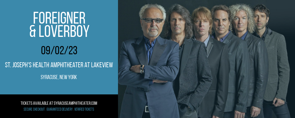 Foreigner & Loverboy at Lakeview Amphitheater
