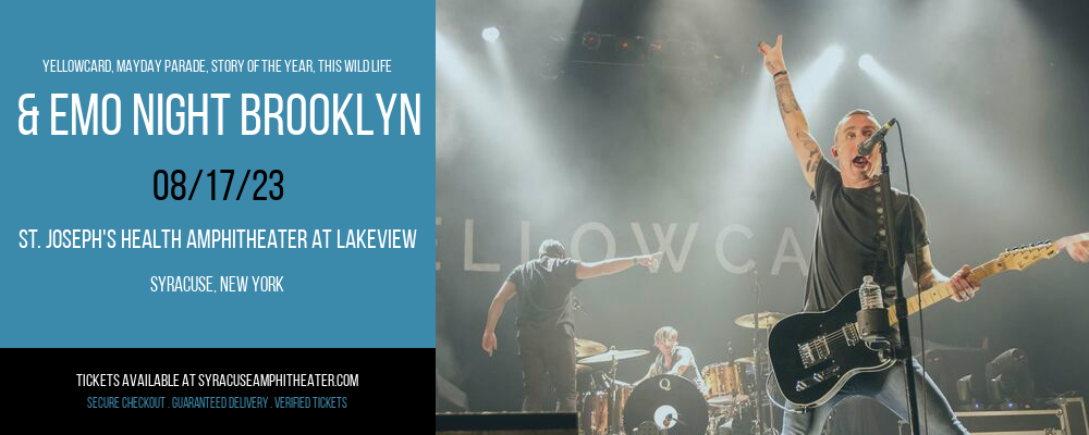 Yellowcard, Mayday Parade, Story of the Year, This Wild Life & Emo Night Brooklyn at Lakeview Amphitheater