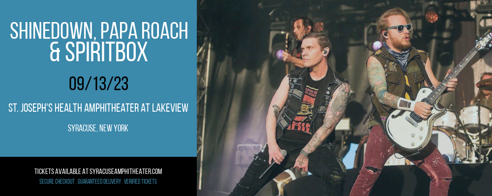 Shinedown, Papa Roach & Spiritbox at Lakeview Amphitheater