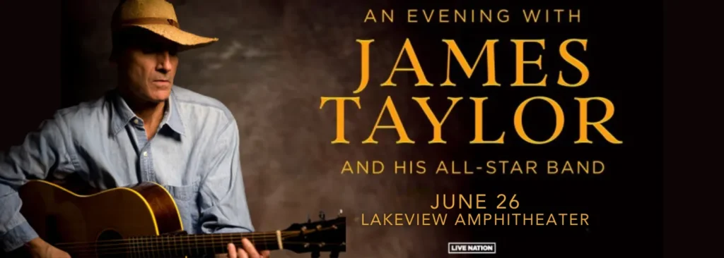 James Taylor & His All-Star Band at Empower Federal Credit Union Amphitheater at Lakeview